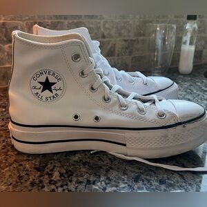 Converse Chuck Taylor all star lift platform canvas shoes